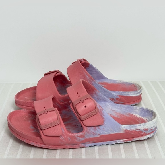 Birkenstock Arizona EVA Slide Sandals Watermelon Multi Women’s 36 Size 5-5.5 - Picture 3 of 15